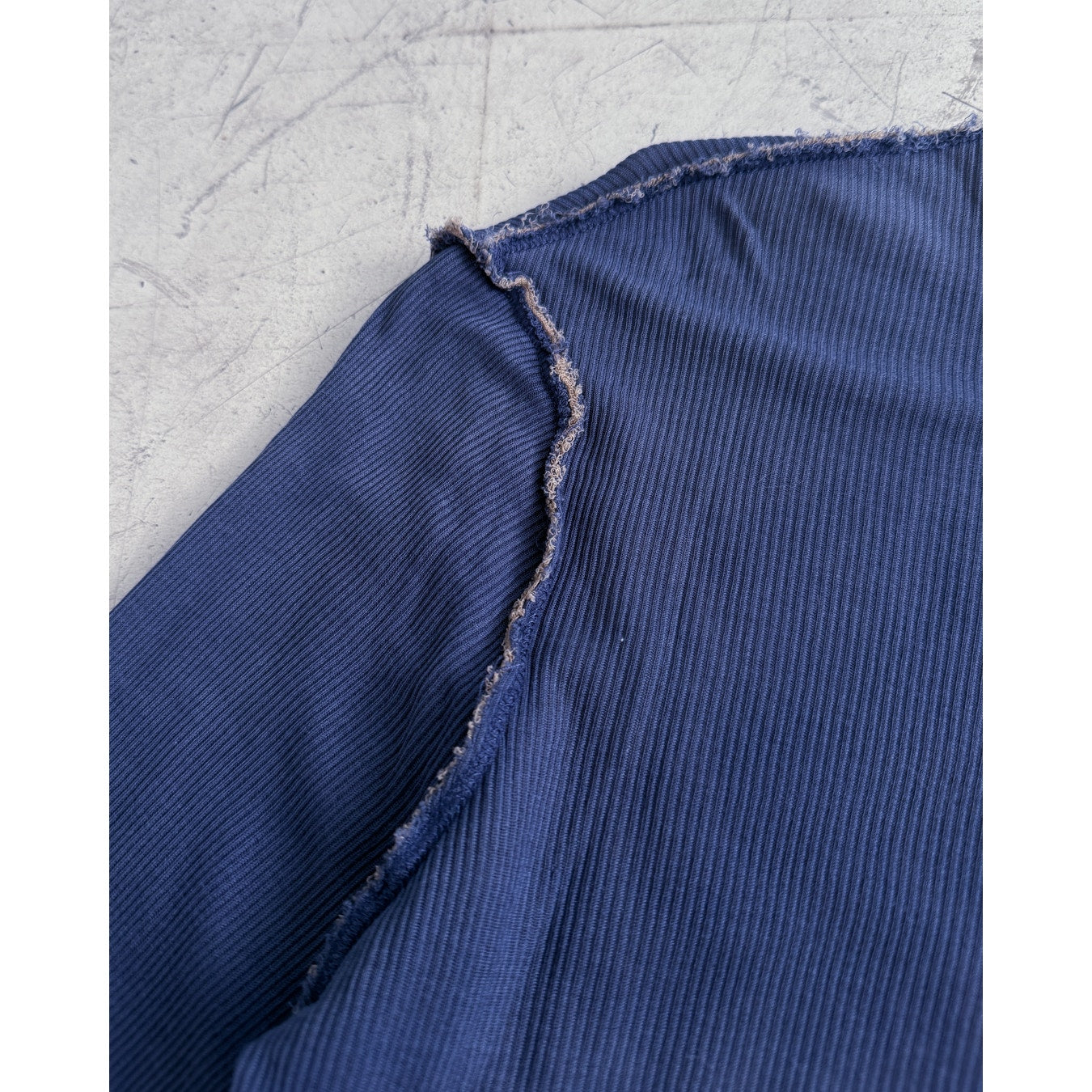 Double Layer Ribbed Long Sleeve
