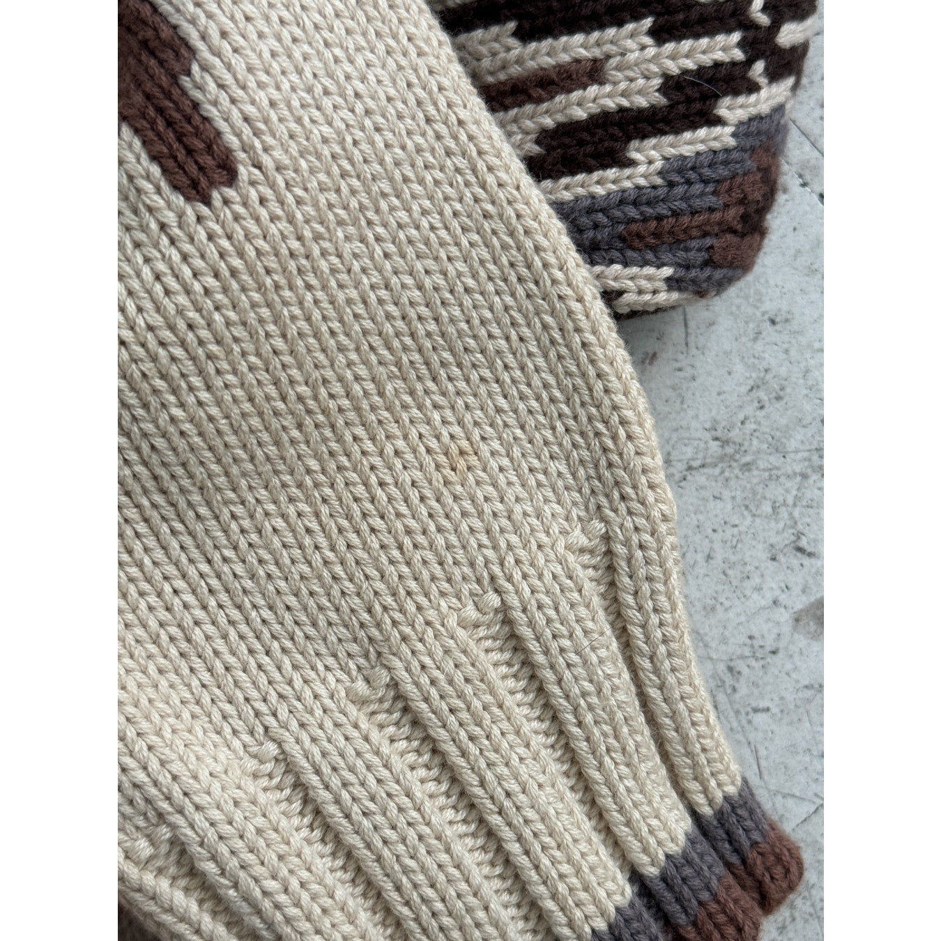 Knit Zip-up Hoodie