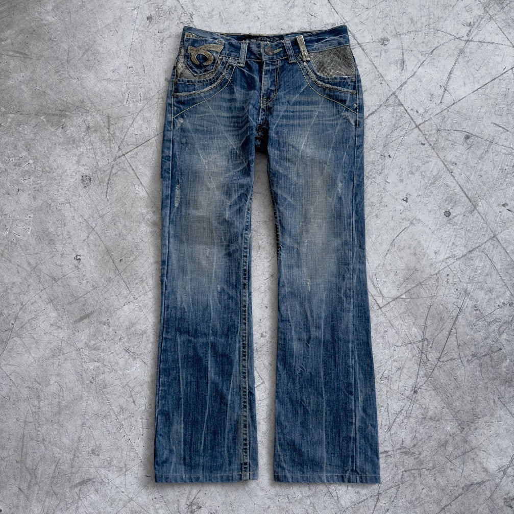 Snakeskin Denim