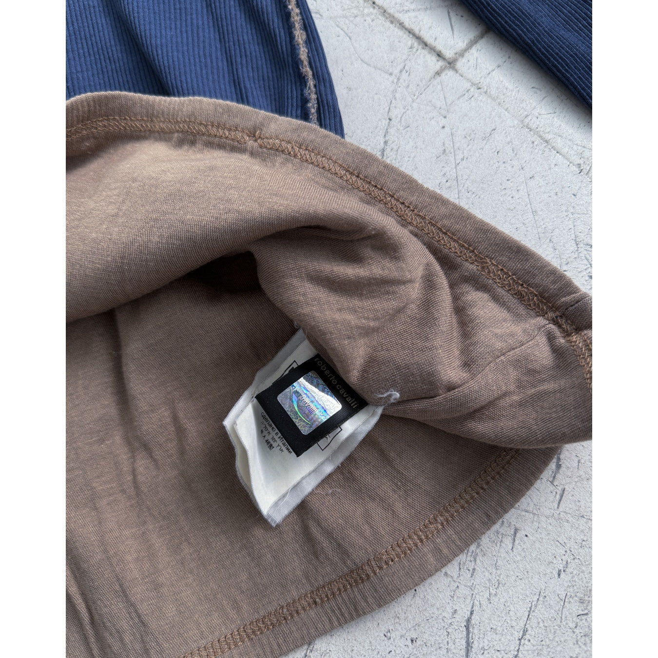 Double Layer Ribbed Long Sleeve