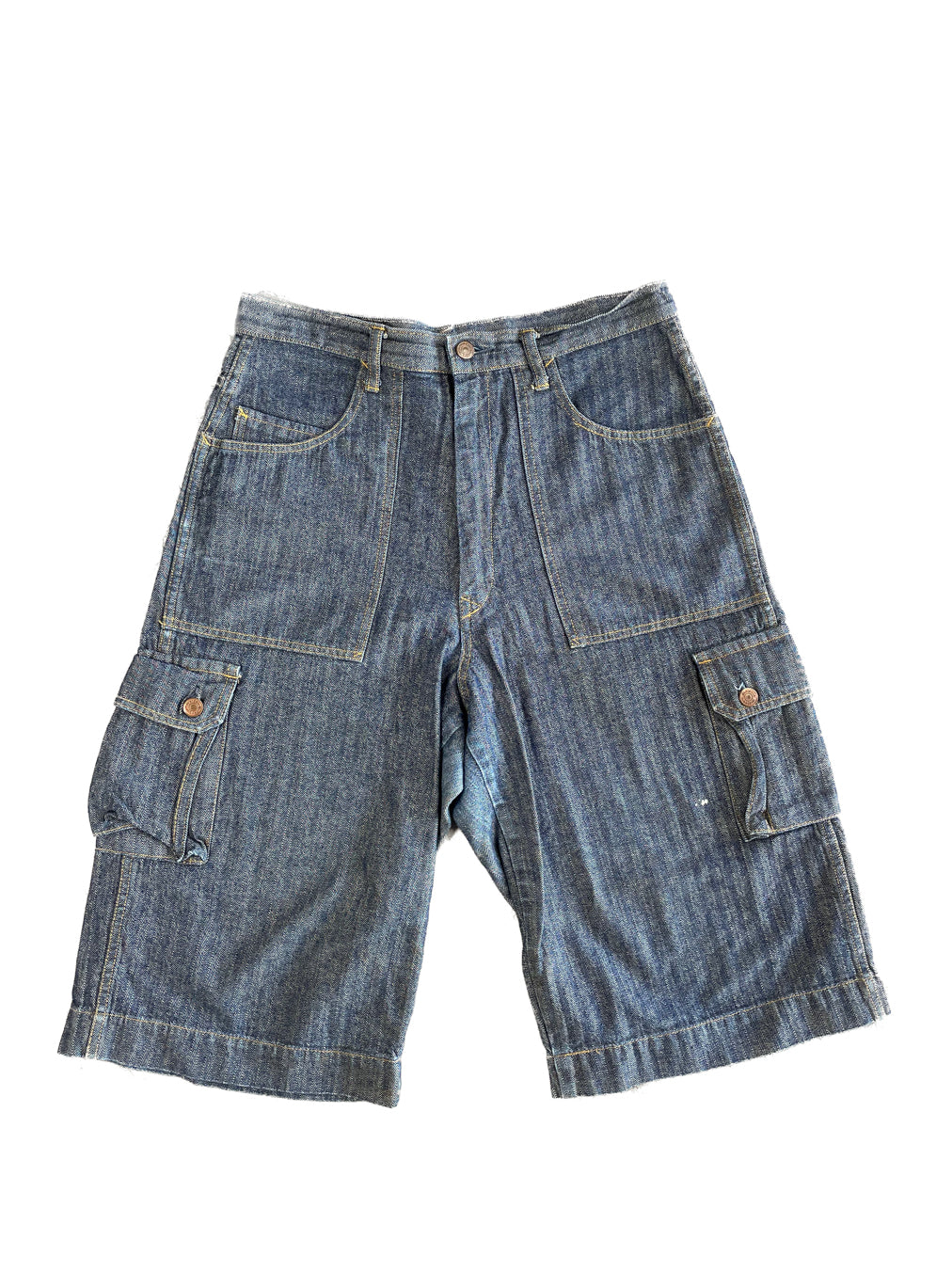 Oversize Denim Shorts