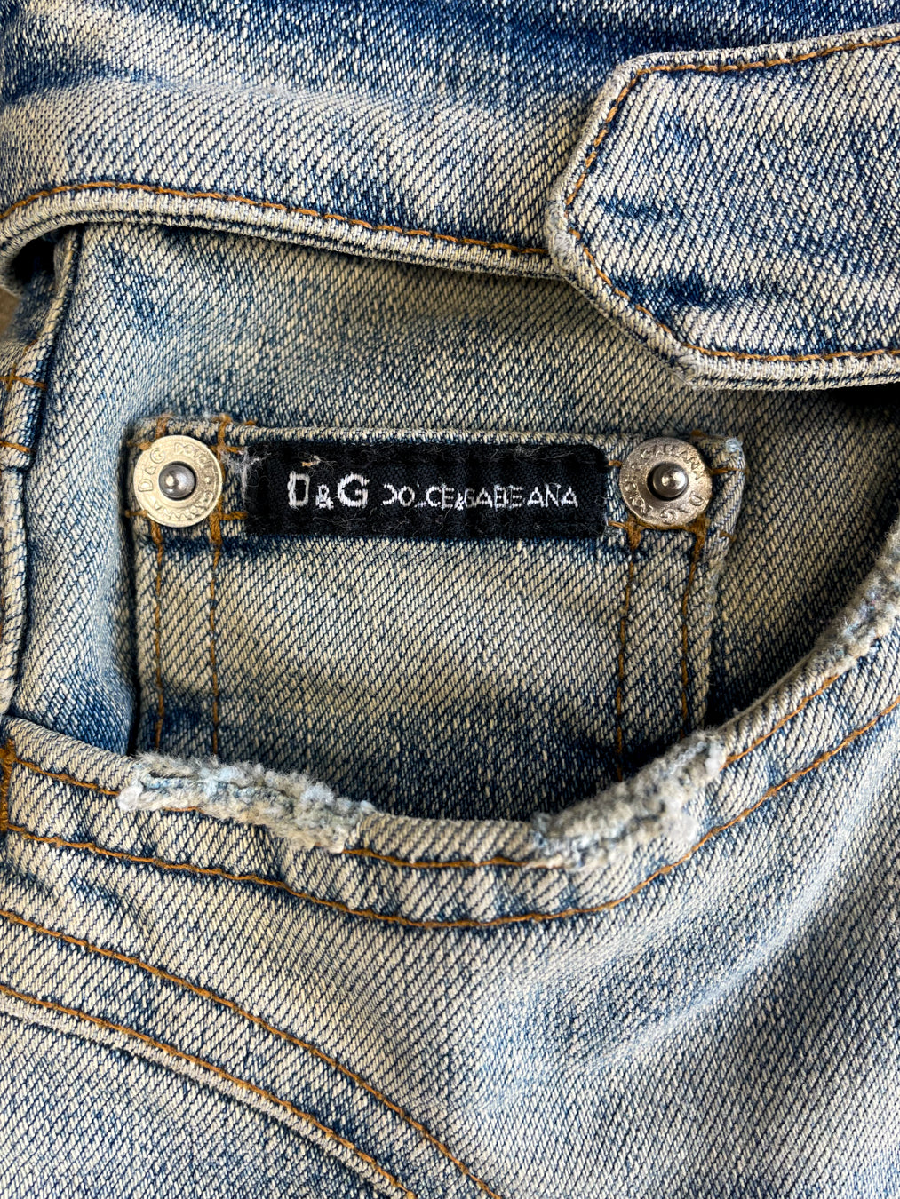 Denim Belt Skirt