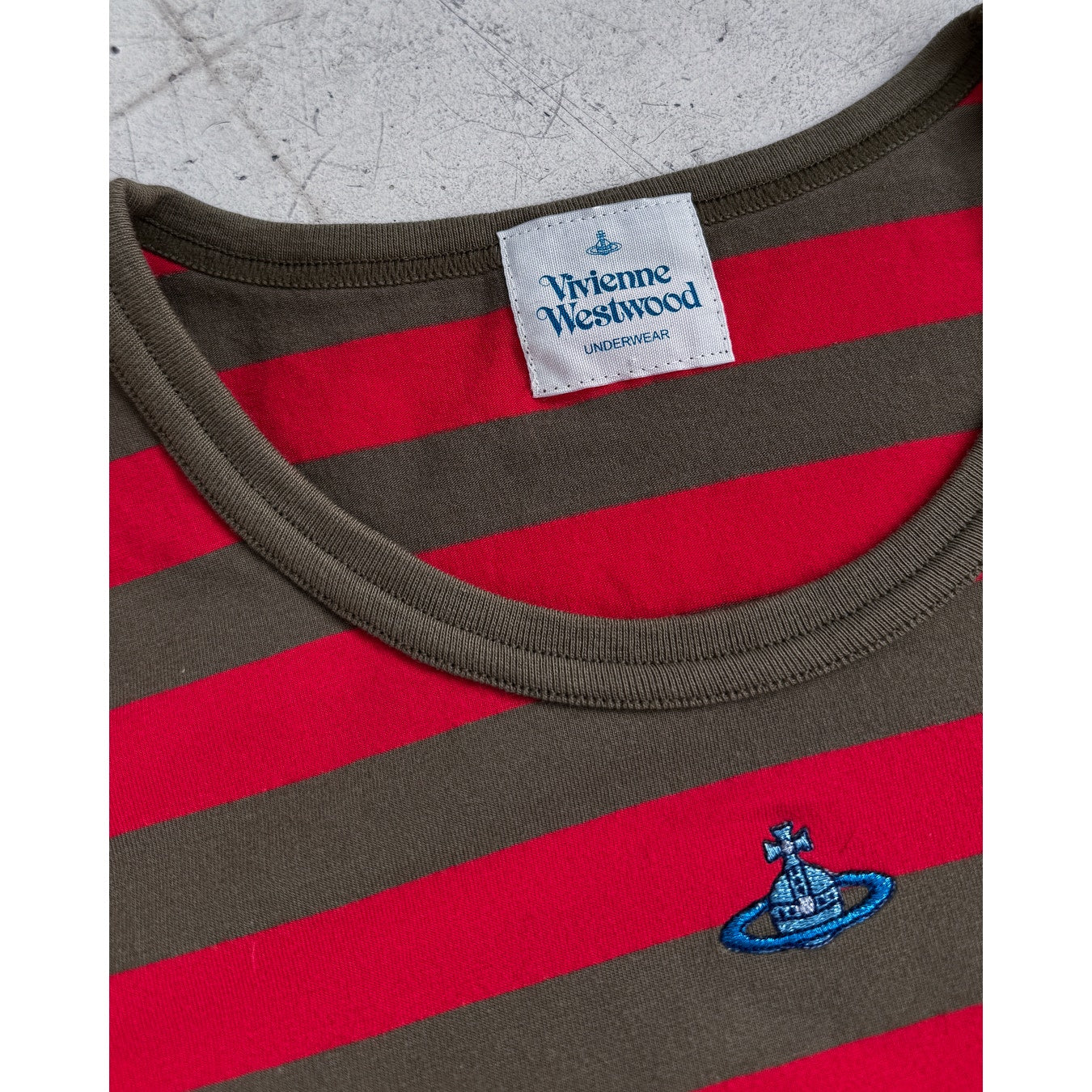 Striped Skull Tee