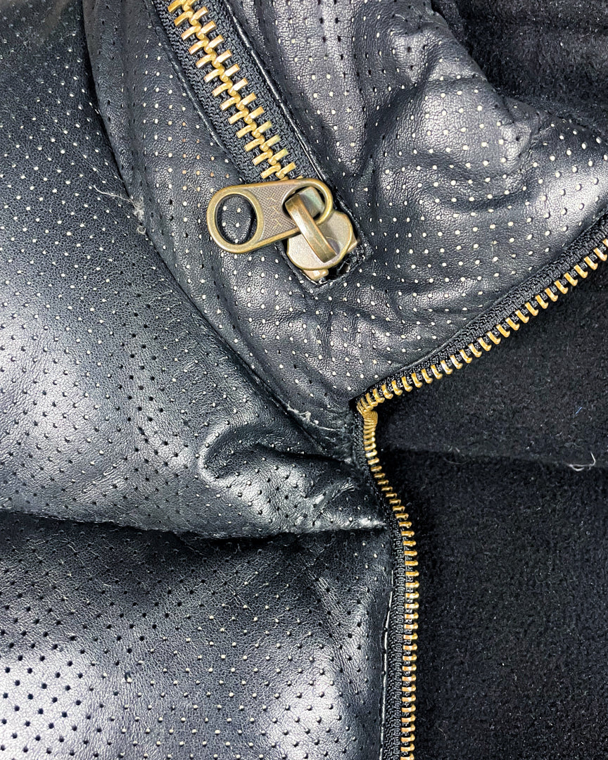 Reversible leather vest