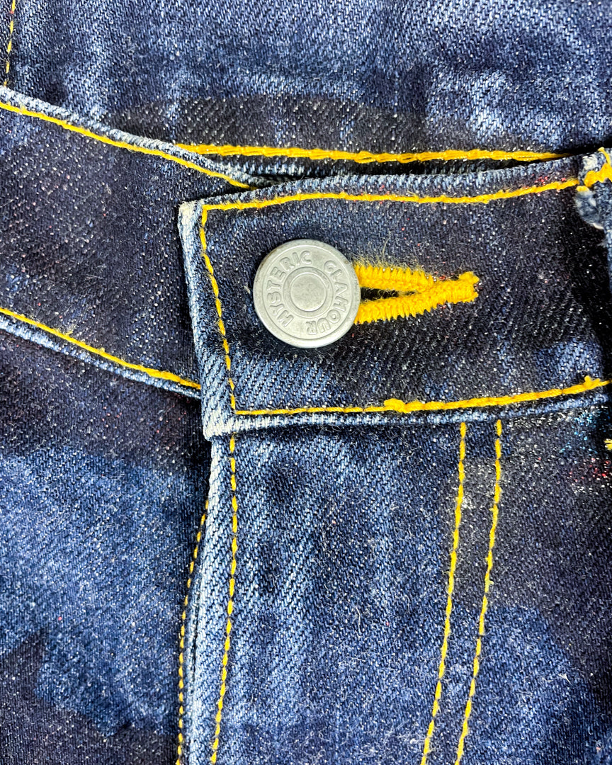 Shadow logo denim