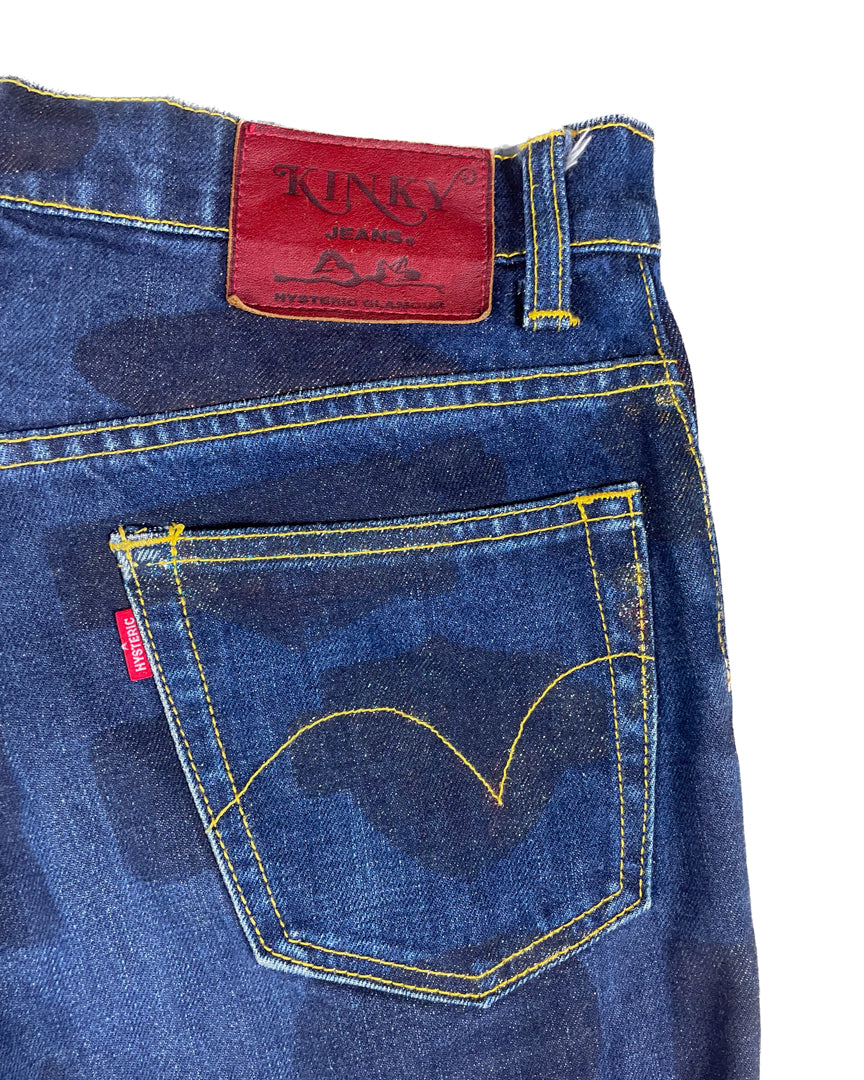 Shadow logo denim