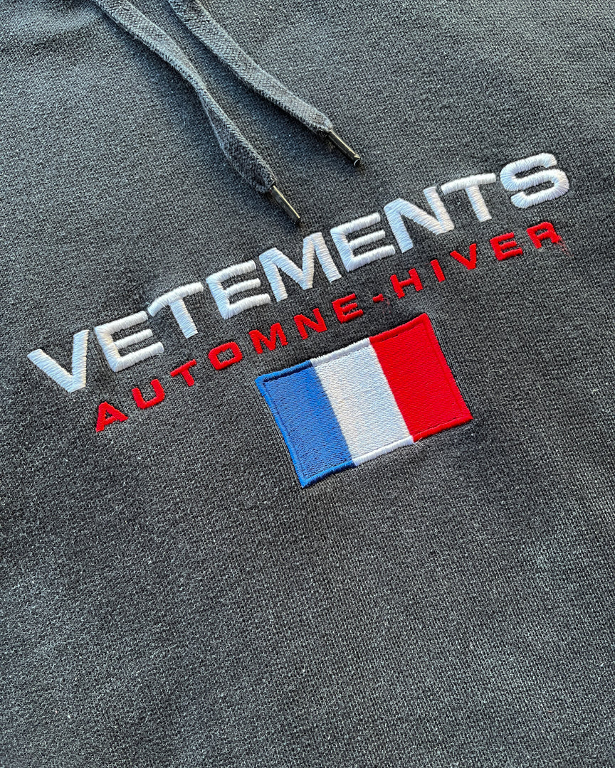 2018 FW French Flag Double Layer Hoodie