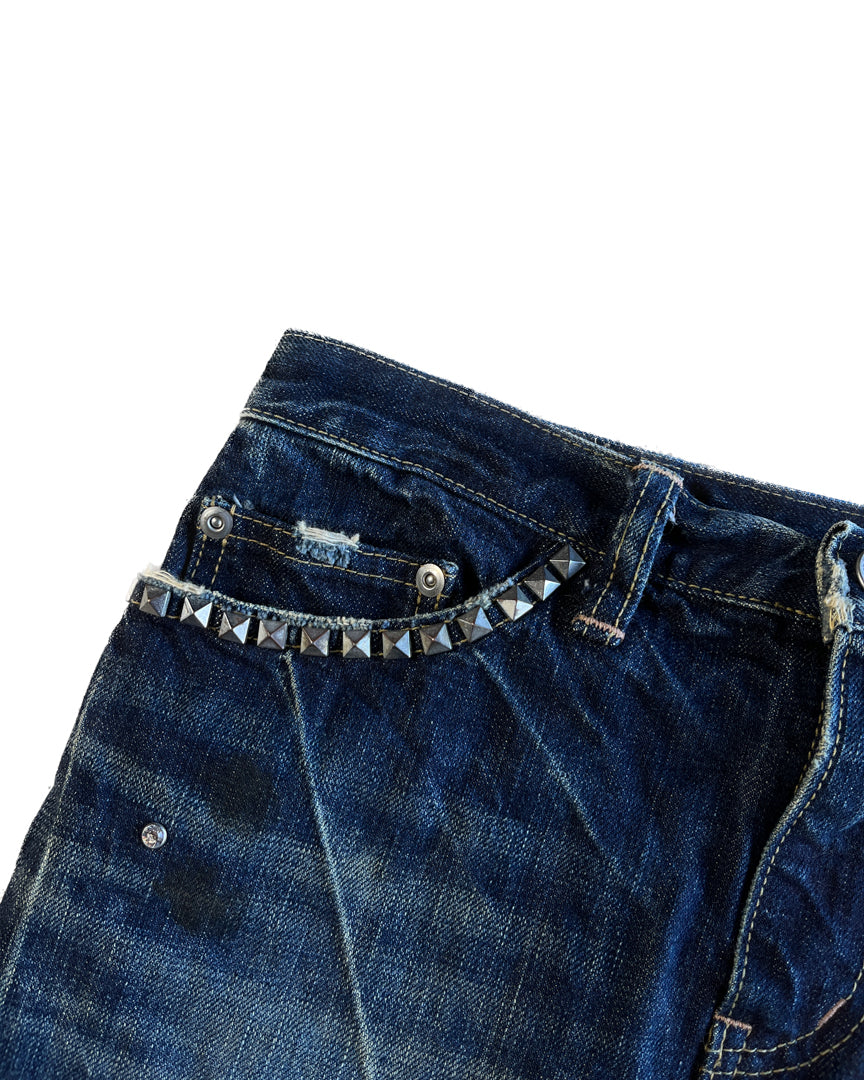 Denim Mini Skirt