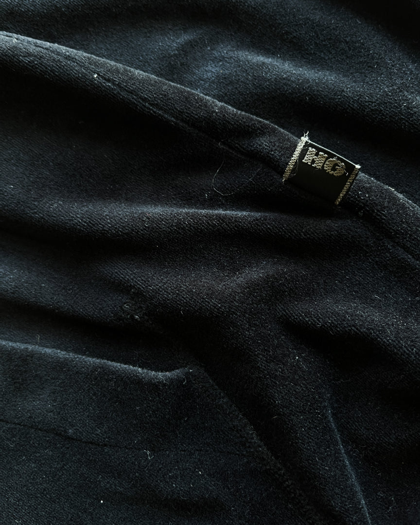 Velour Zip-up Hoodie
