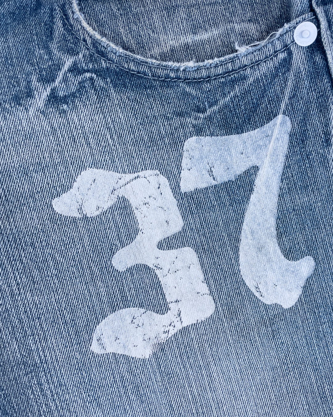 Double Waist Tattoo Denim