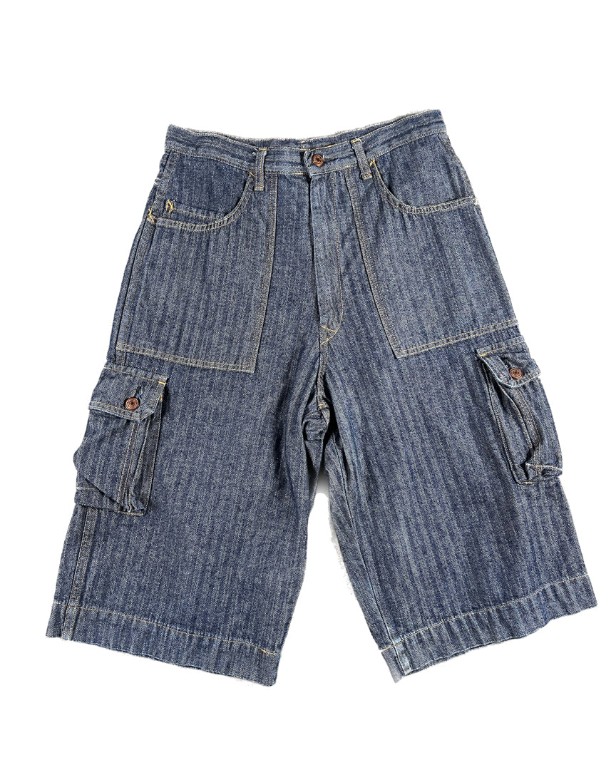 Oversize Denim Shorts