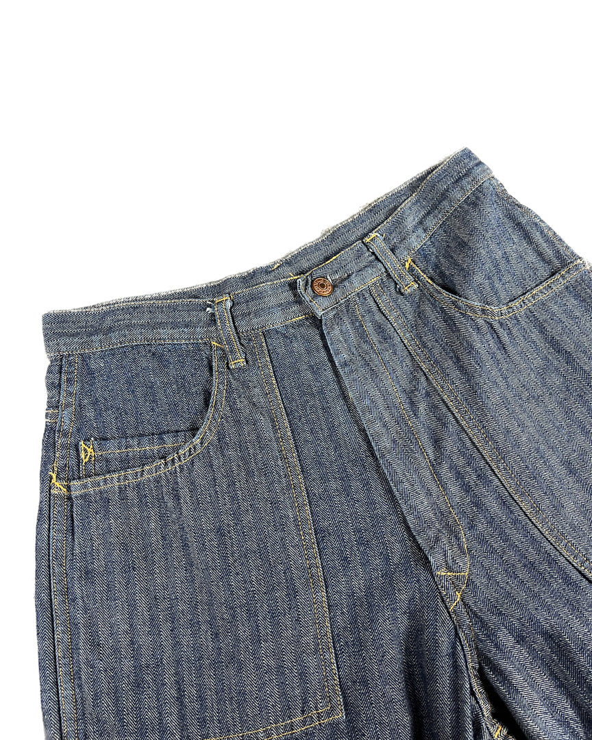 Oversize Denim Shorts