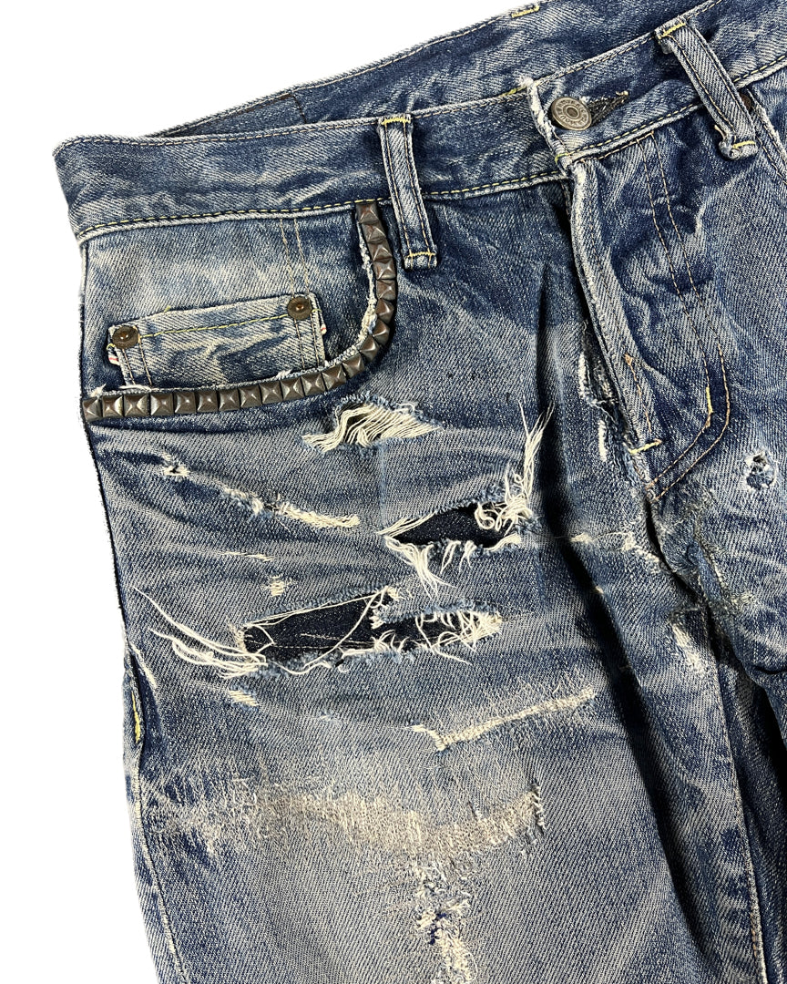 Studded Selvedge Denim