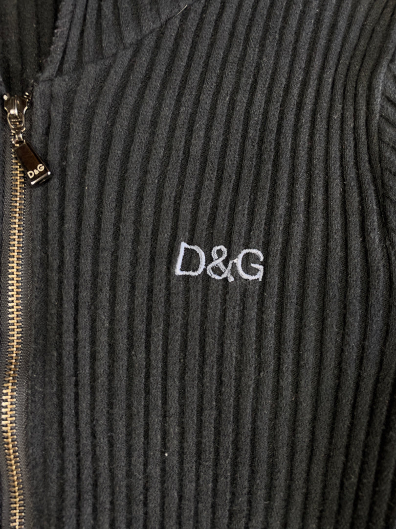 Knit Zip-up Hoodie