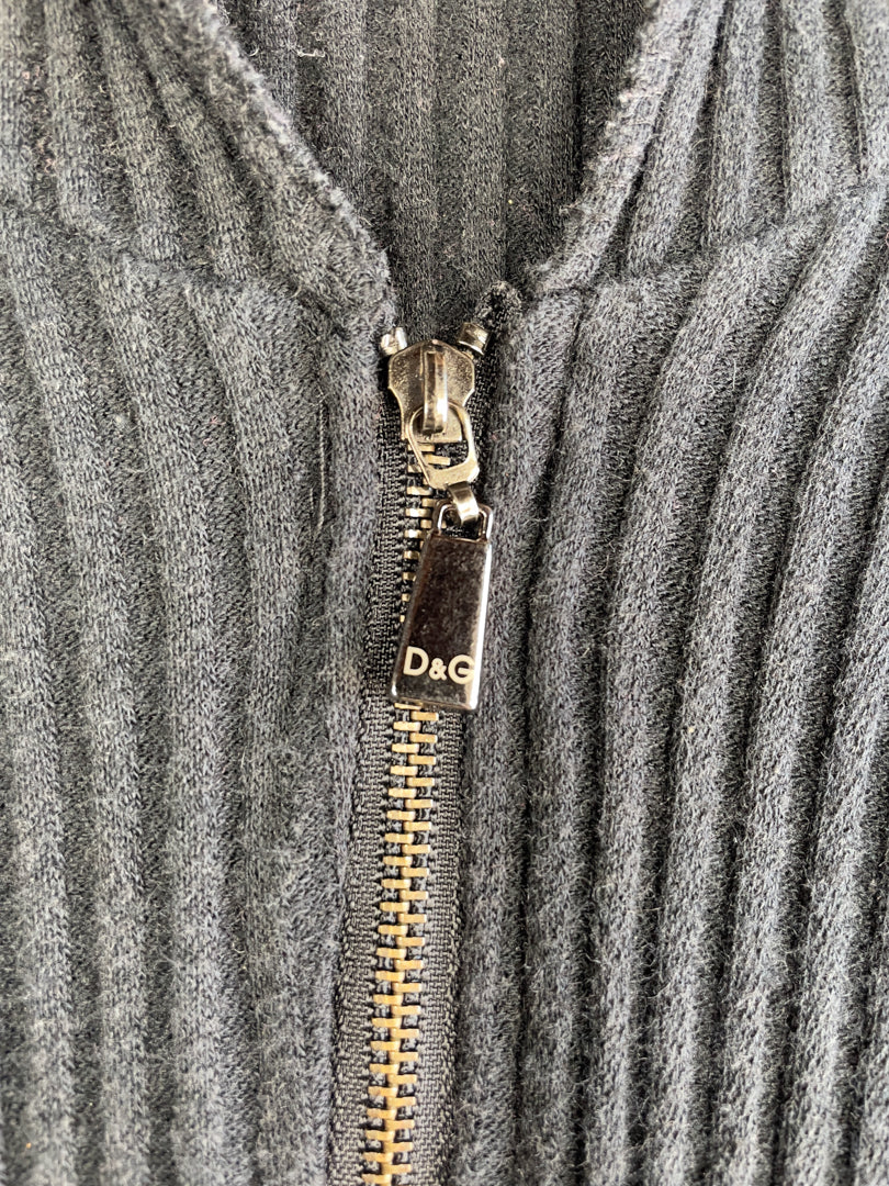 Knit Zip-up Hoodie