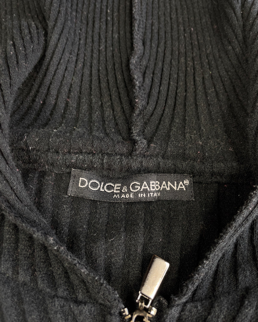 Knit Zip-up Hoodie