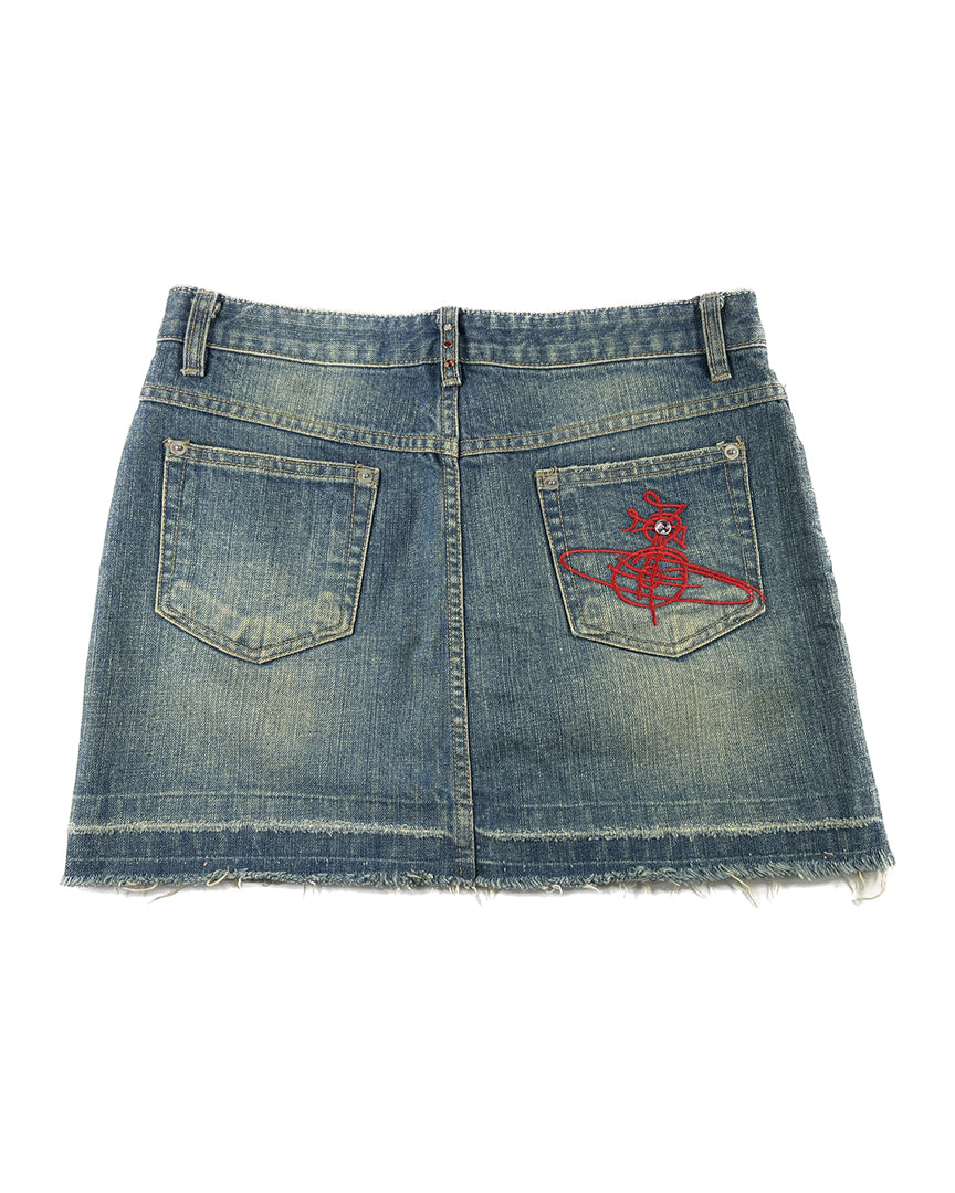 Embroidered Orb Skirt