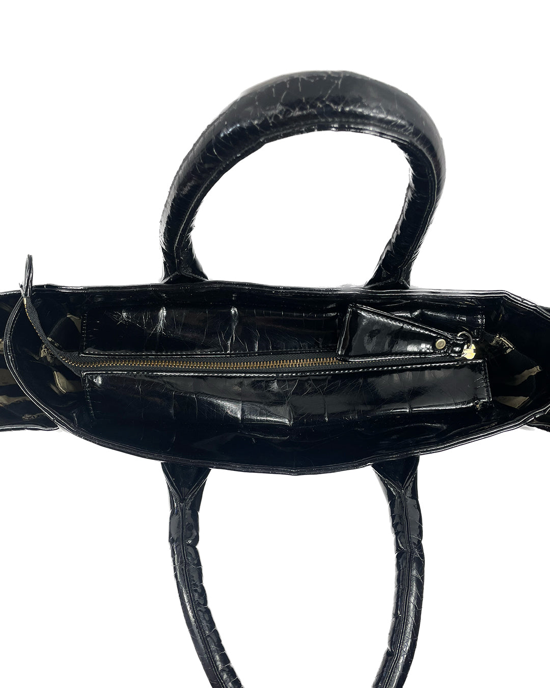 Patent Leather Oversized Handbag