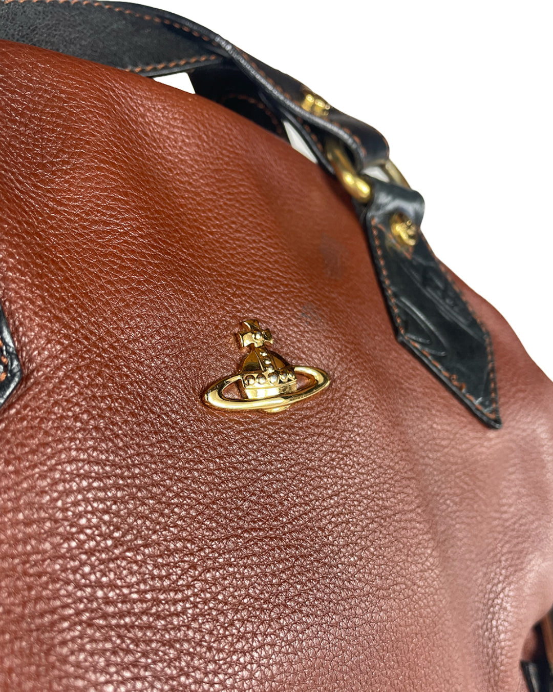 Leather Buckle Handbag