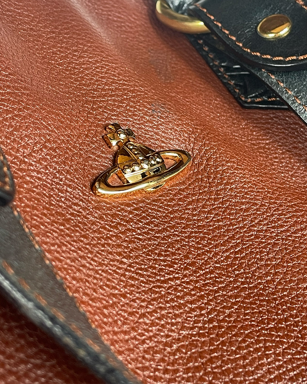 Leather Buckle Handbag