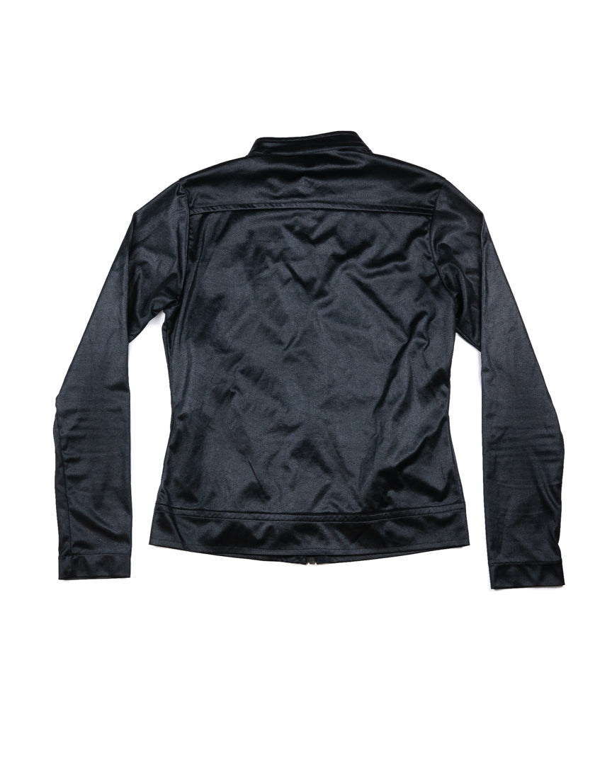 Satin Biker Jacket