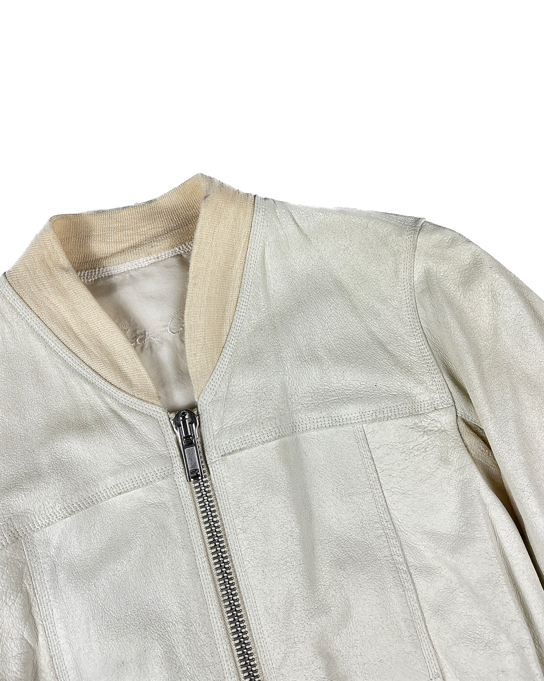 Olmar and Mirta Cropped Leather Jacket