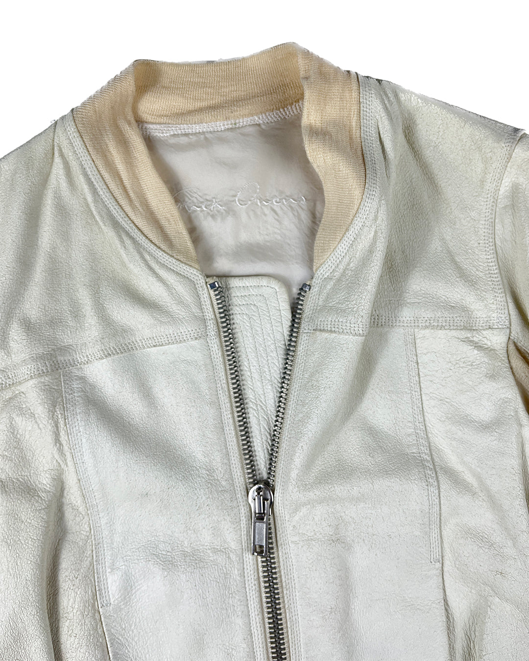 Olmar and Mirta Cropped Leather Jacket