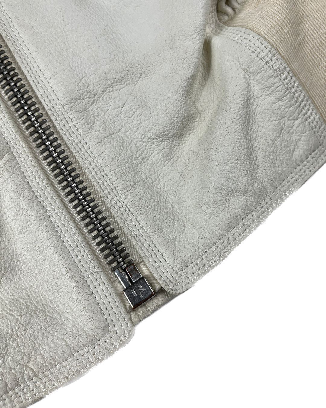 Olmar and Mirta Cropped Leather Jacket