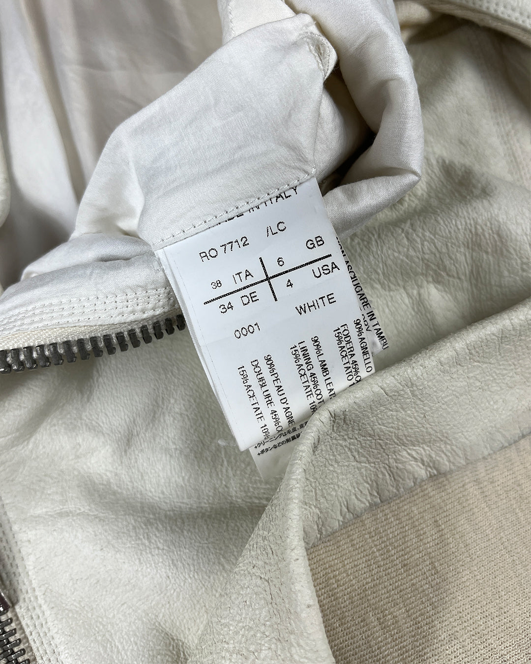 Olmar and Mirta Cropped Leather Jacket
