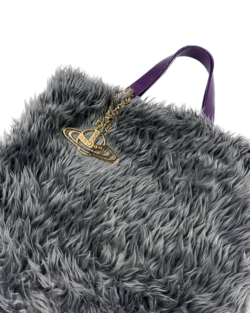 Fuzzy Orb Tote