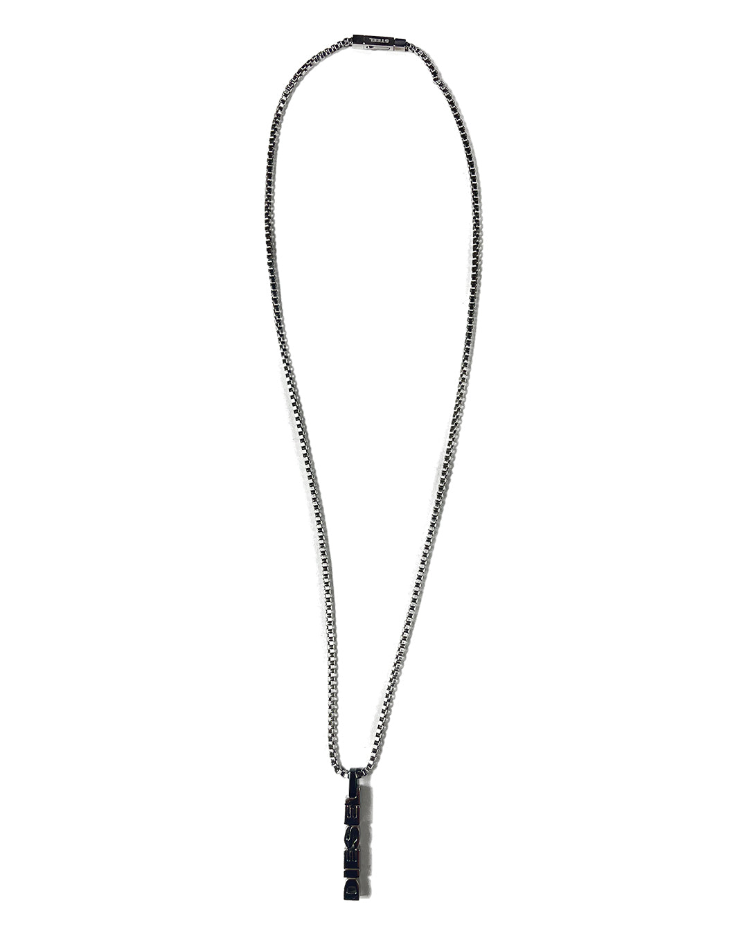 Steel Logo Necklace