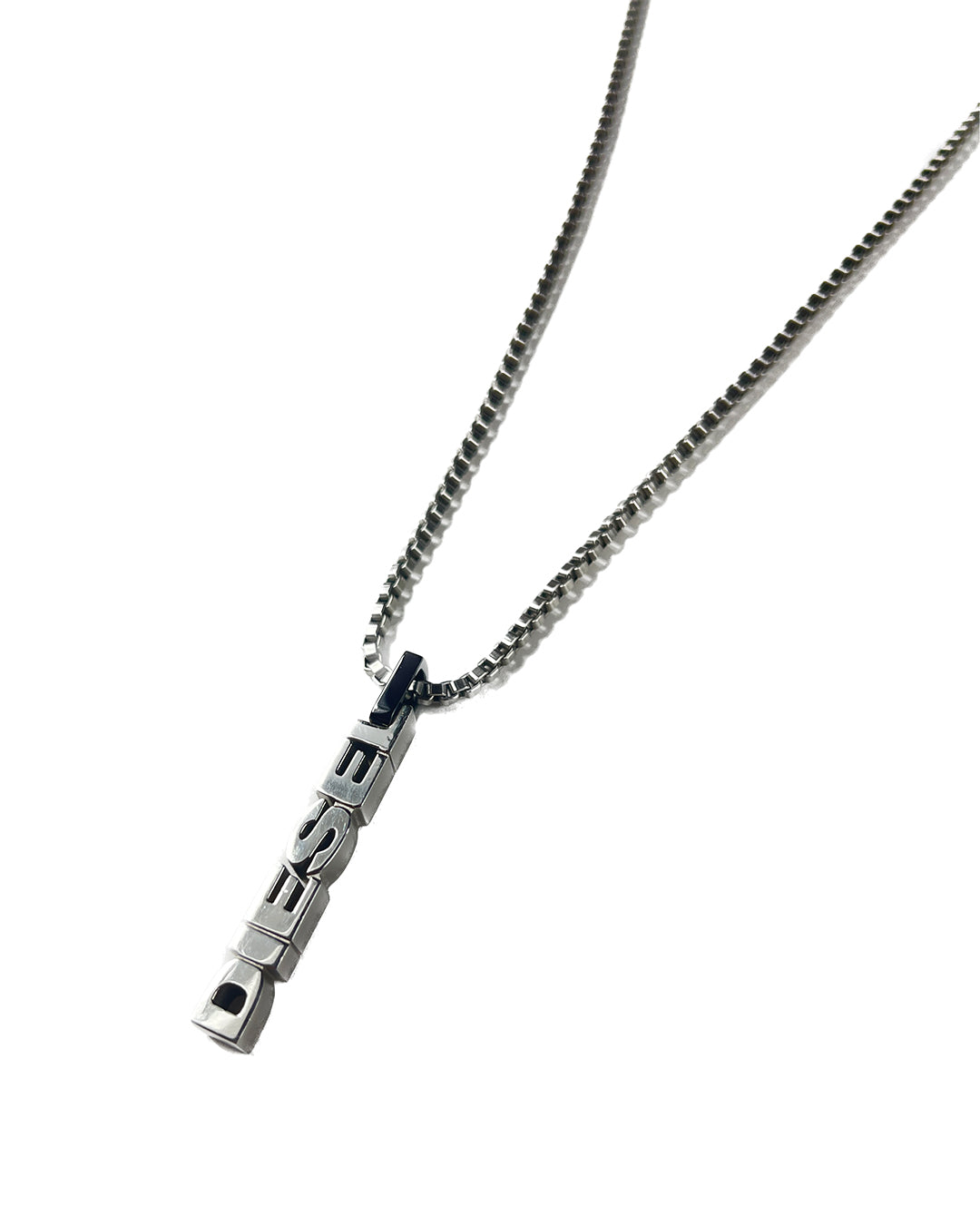 Steel Logo Necklace