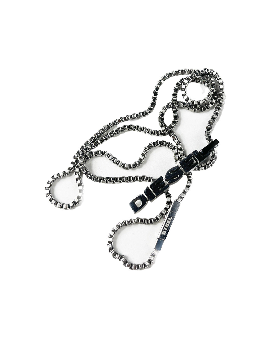 Steel Logo Necklace