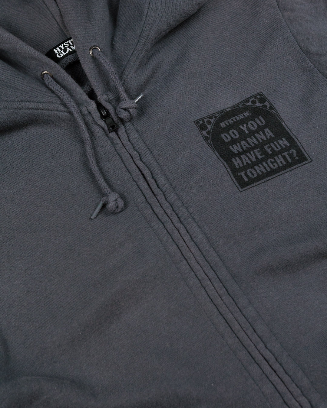 Zip-up Graphic Hoodie