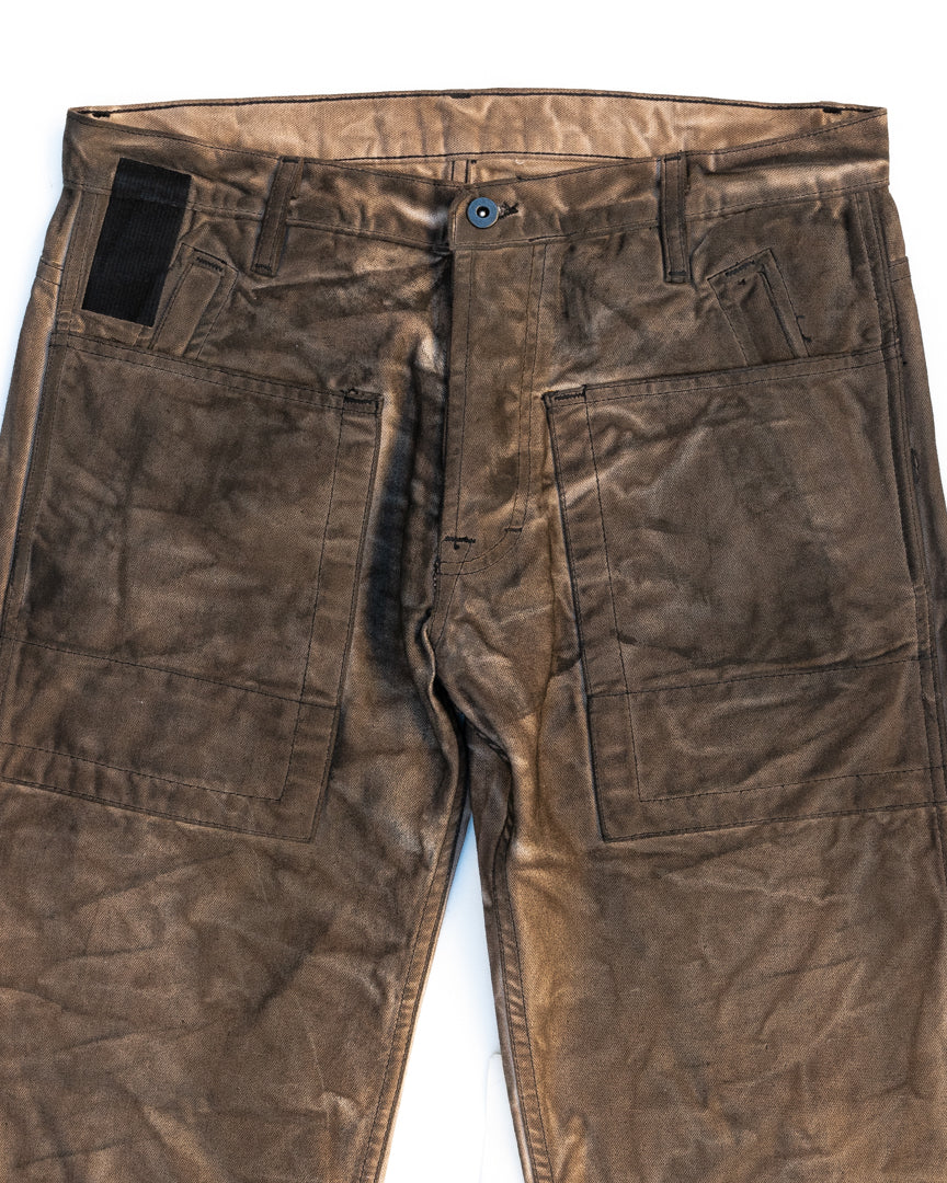 Burnt Overdye SLAB Denim
