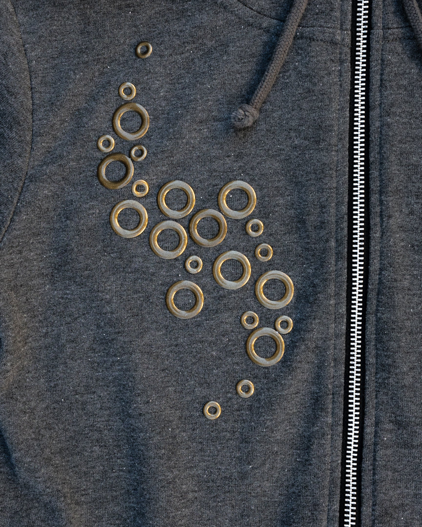 O-ring Zip-up Hoodie
