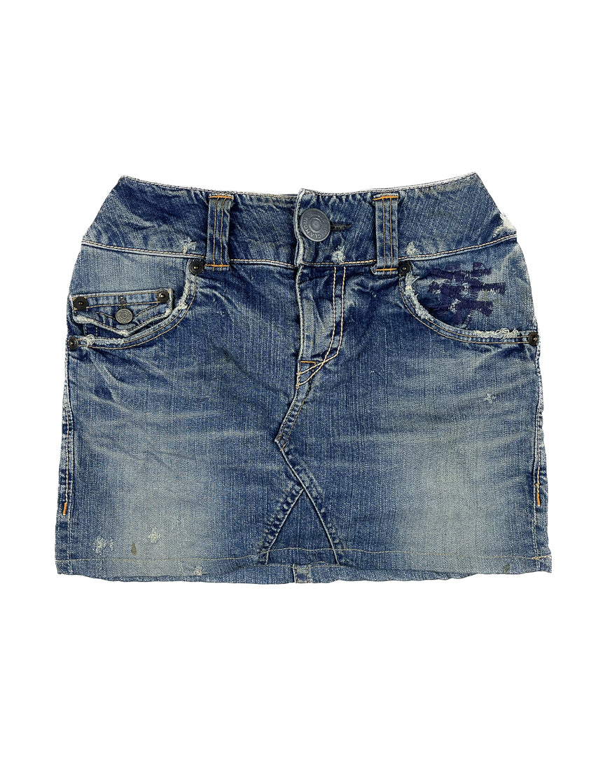 Denim Mini Skirt