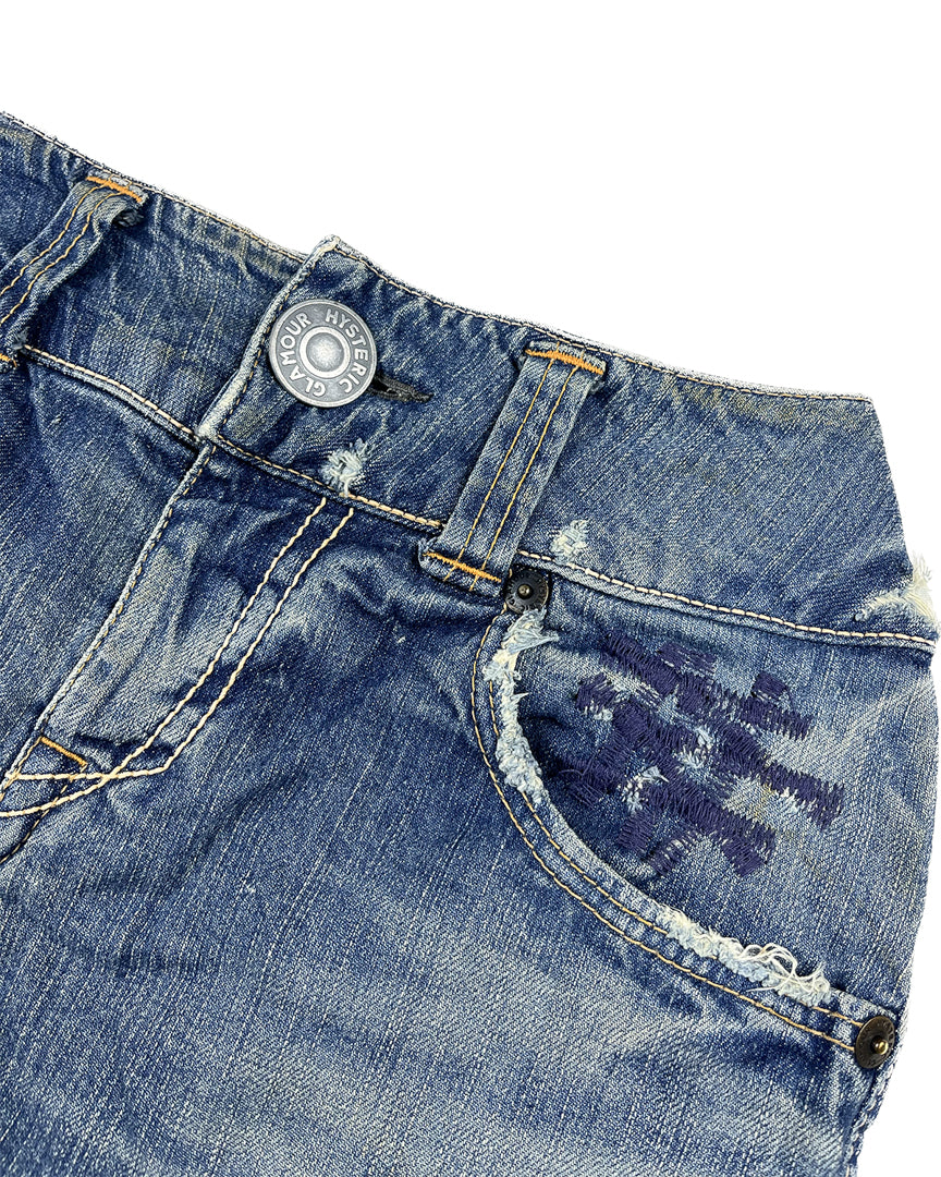 Denim Mini Skirt