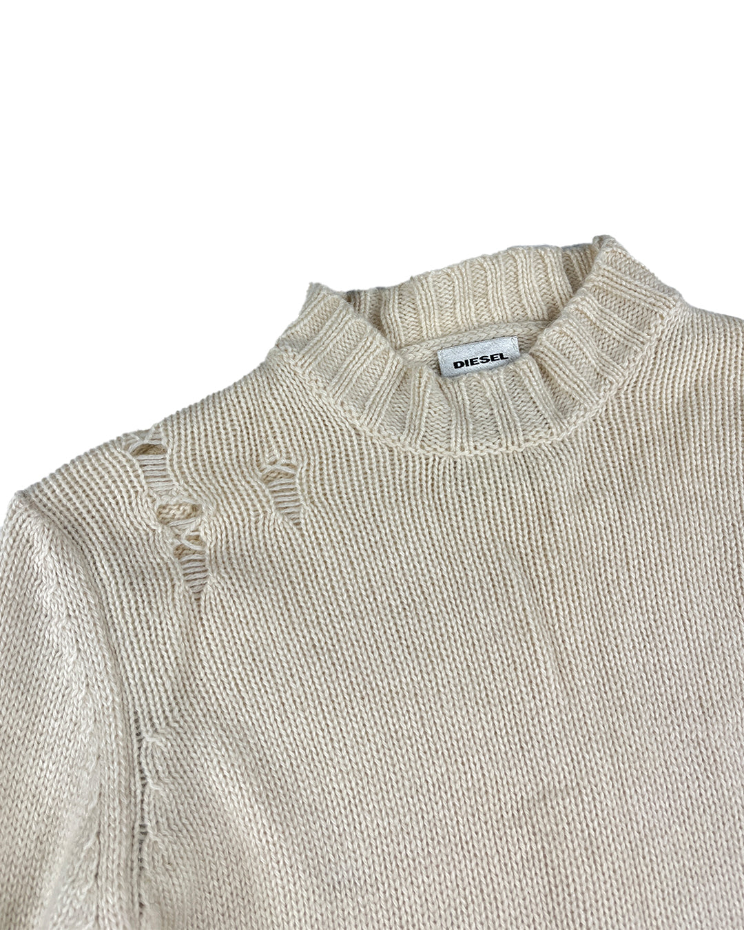 Distressed Open Knit Sweater