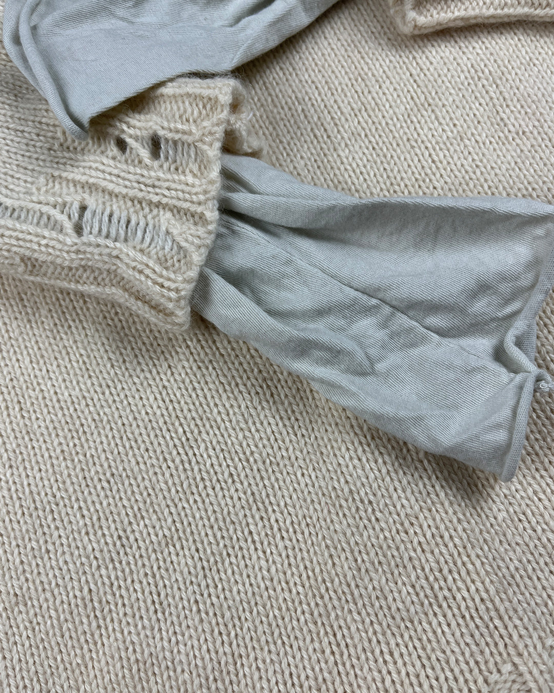 Distressed Open Knit Sweater