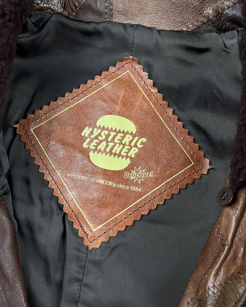 Patchwork Leather Jacket