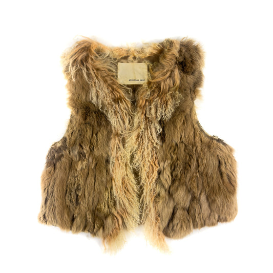 Rabbit Fur Mini Vest