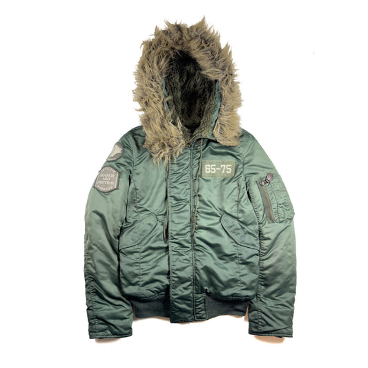 Fur Hood Flight Jacket