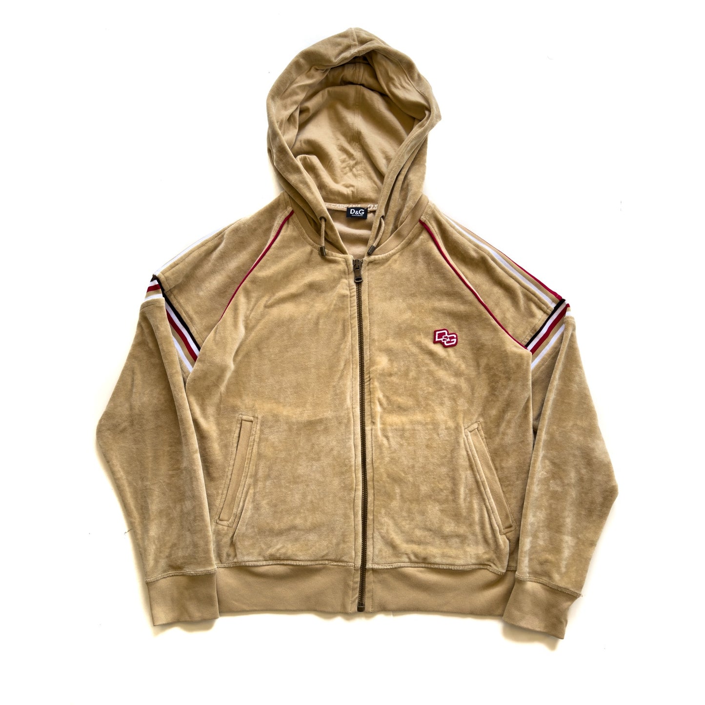 Velour Zip-up Hoodie