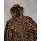 Cheetah Fur Zip-up Hoodie