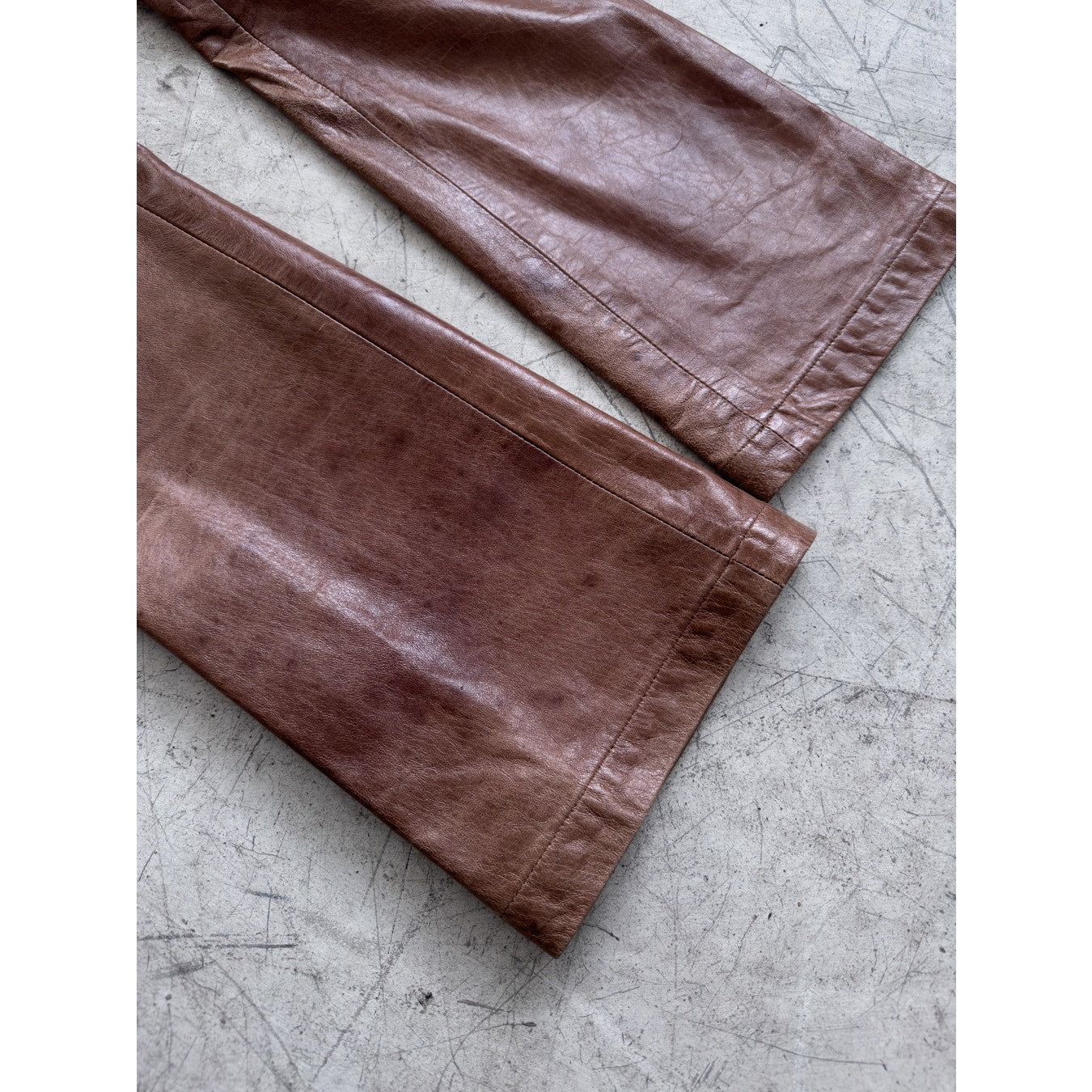 Leather Tassle Pants