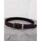 Leather Logo Belt