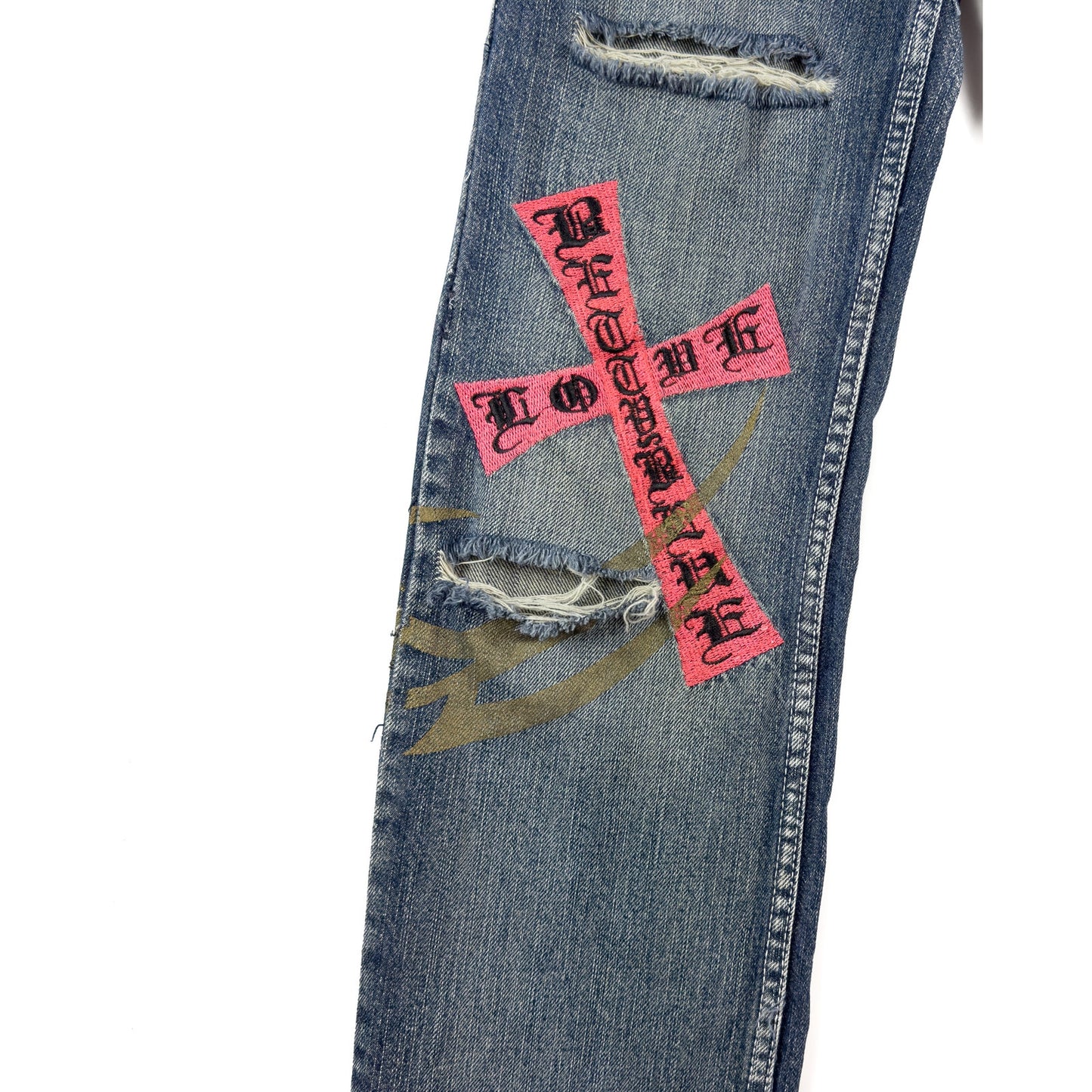 Vintage Patchwork Denim