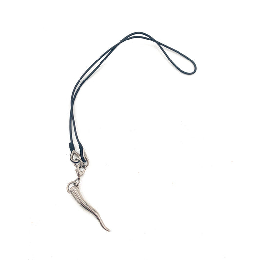 Leather Horn Necklace