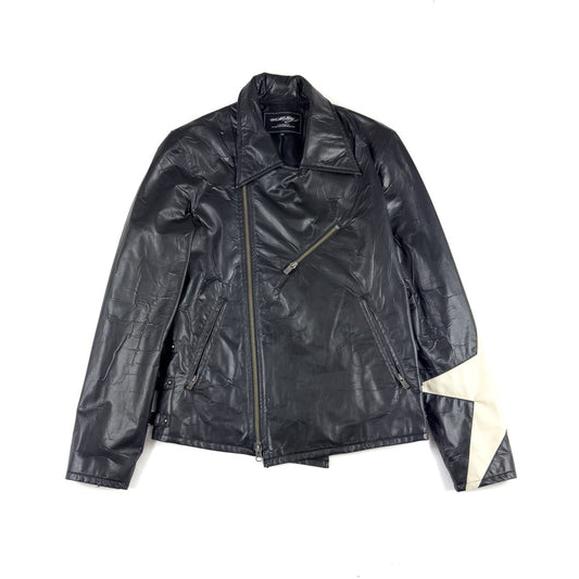 Faux-Leather Star Jacket